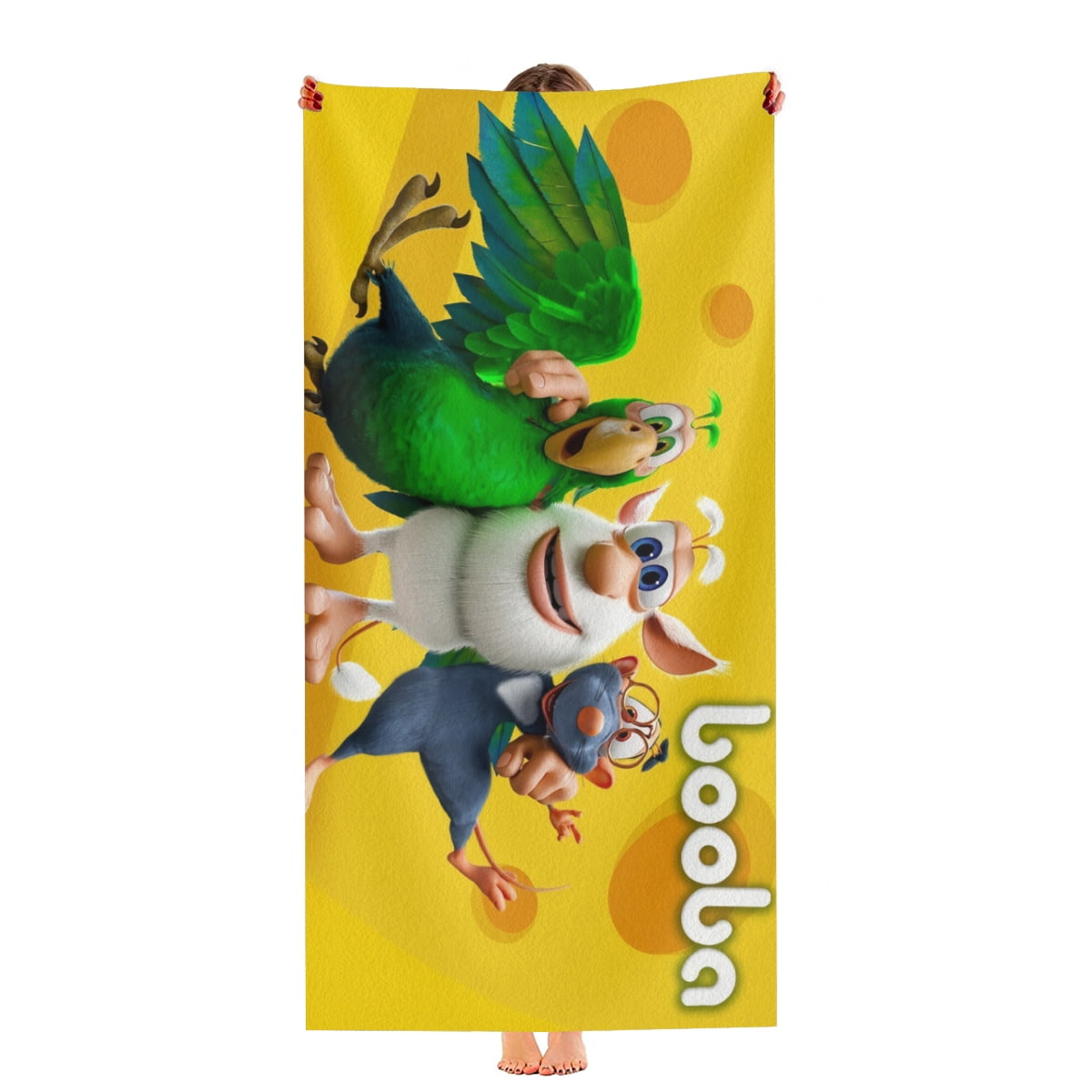 Booba Beach Towel Gift for Women Girls Boys Teenager Men 30"x60" Quick Drying Microfiber