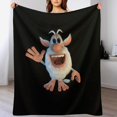 Booba Blanket, Super Soft Cozy Flannel Throw Blanket Bedding Gifts for