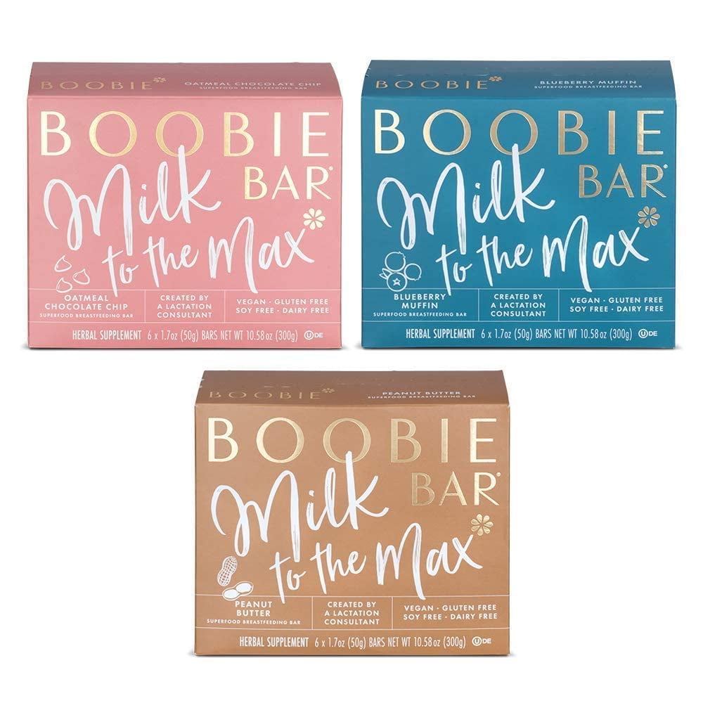 Boobie BrandsBoobie Bar Superfood Lactation Bars, Lactation Snacks for Breastfeeding to Increase
