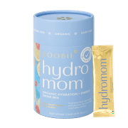 Boobie Hydromom Breastfeeding Supplement for Pregnancy and Lactation Drink Blue Raspberry Lemonade, 10 Count