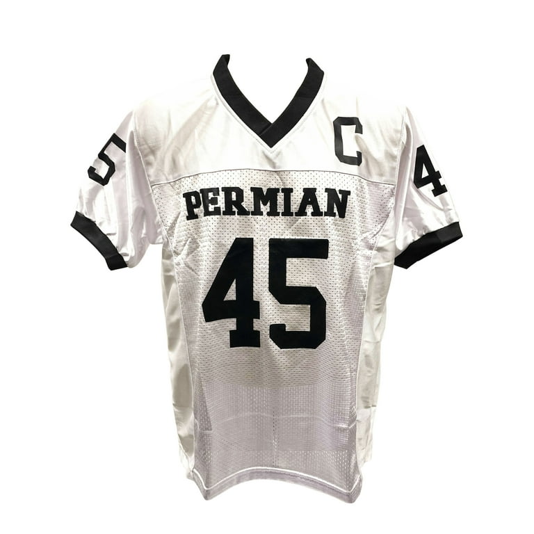 Boobie Miles 45 Permian White Football Jersey Mens Large