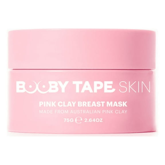 Booby Tape Miracle Pink Clay Breast Mask, Clarify and Detox Skin, 2.64 oz, 1 Count