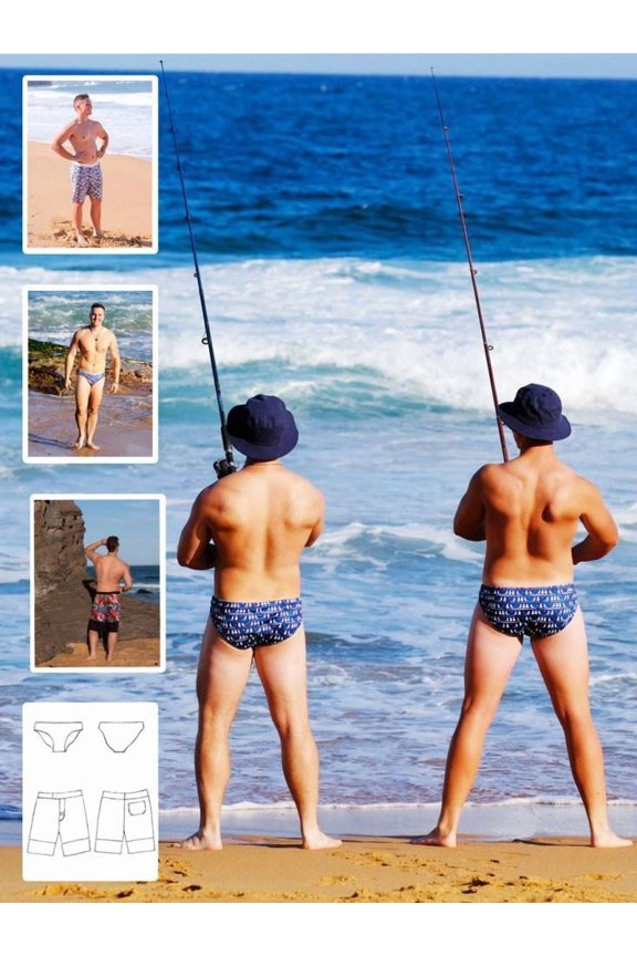 Paper Sewing Pattern Budgies & Boardies - Lingerie for Men