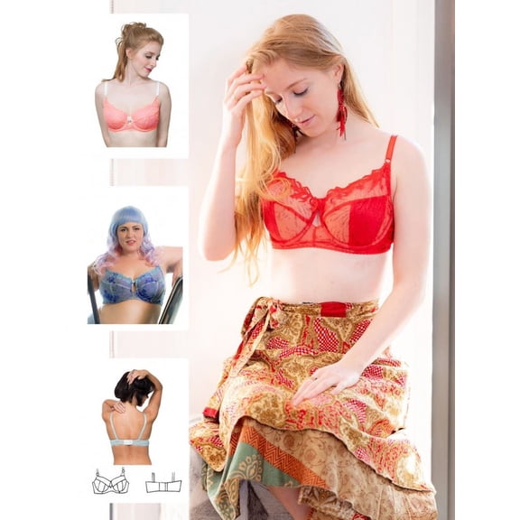 Booby Traps Sewing Pattern Baroque Bra - Lingerie for Women - Regular 8 - 18 B - E Cups - Intermediate