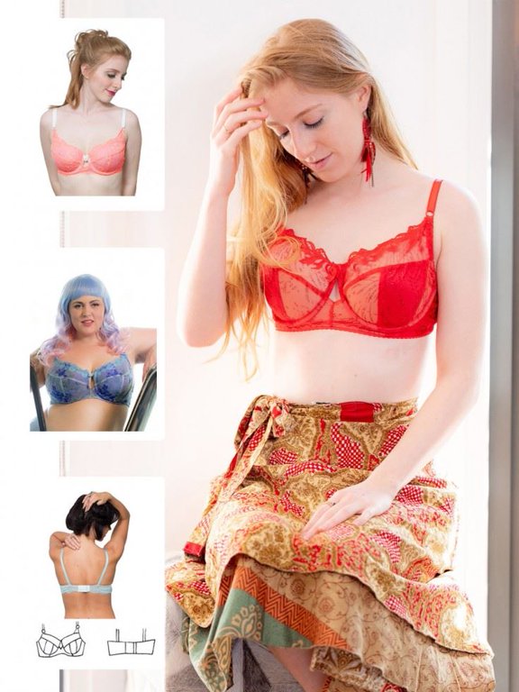 Sewing Pattern Baroque Bra - Lingerie for Women - Regular 8 - 18 B - E Cups - Intermediate