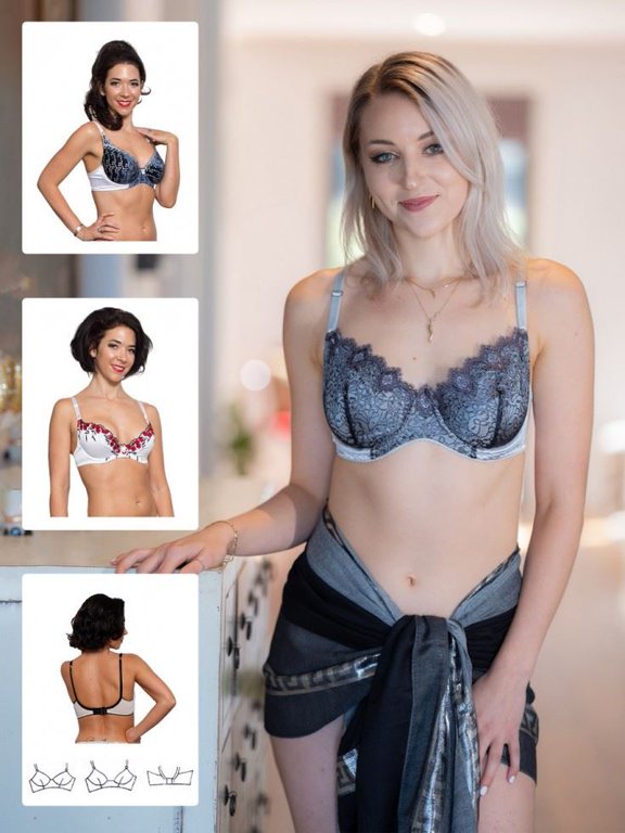 Sewing Pattern Dart Bra - Lingerie for Women - Petites 6 - 10 AAA - A Cups - Intermediate