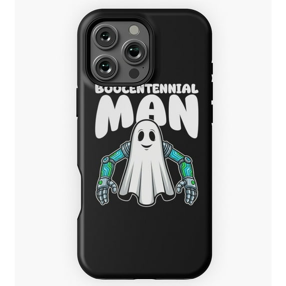 Boocentennial Man Ghost Funny GA2364 Phone Case for iPhone 11 to 17 Pro Max