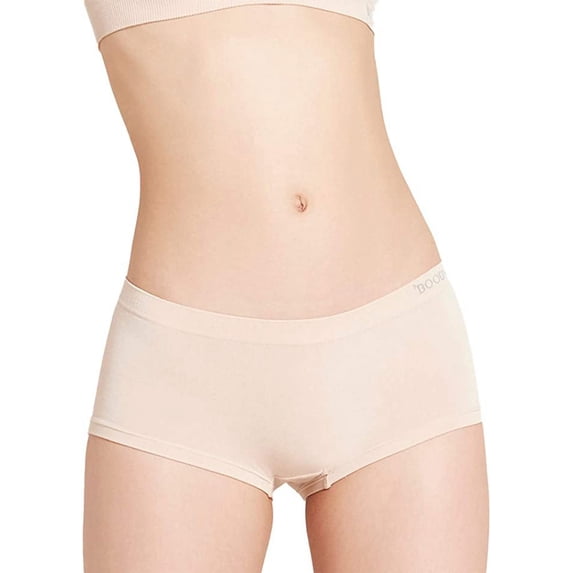 Boody Body EcoWear Women\'s Boyleg Briefs, 2 Pack - Medium - Nude