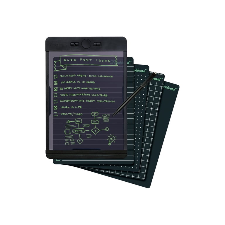 Boogie Board Blackboard Note: Reusable Smart Scan Writing Tablet