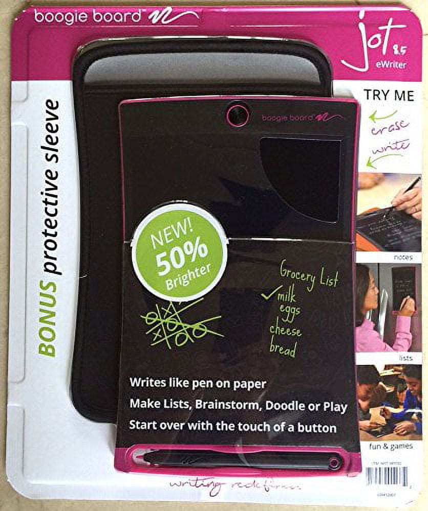 Boogie Board Jot 8.5 LCD eWriter Pink Writing Tablet +