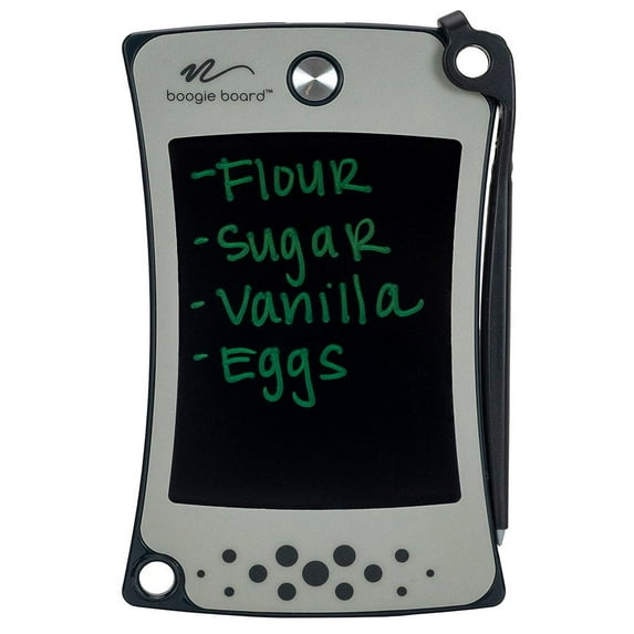 Boogie Board Jot Pocket Reusable LCD Writing Tablet with 4.5” Screen, Lunar Gray