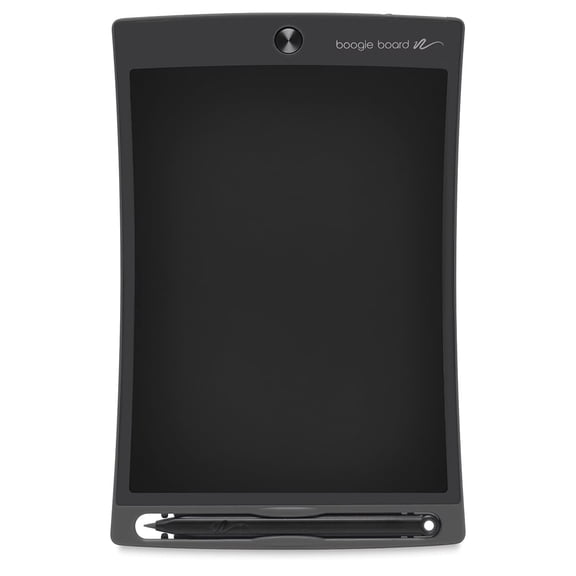 Boogie Board Jot Reusable Writing Tablet - Includes 8.5 in LCD Writing Tablet, Instant Erase, Stylus Pen, Built in Magnets and Kickstand, Gray