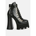 thumbnail image 1 of Boogie High Platform Lace Up Boots, 1 of 11