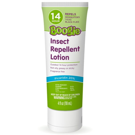 Boogie Insect Repellent Lotion, Repels Mosquitos, Ticks, Black Flies ...