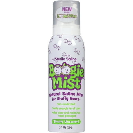 Boogie MistÂ® Simply Unscented Sterile Saline 3.1 oz Aerosol Can