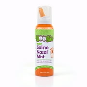 Boogie Sterile and Non-Medicated Saline Nasal Mist Spray for Kids with Soft Tip, Fresh Scent, 3.1 oz