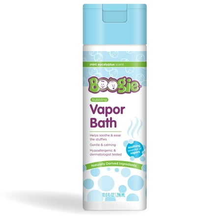 Boogie Bubbling Vapor Bath, Soothing Mint Eucalyptus, 10 fl oz