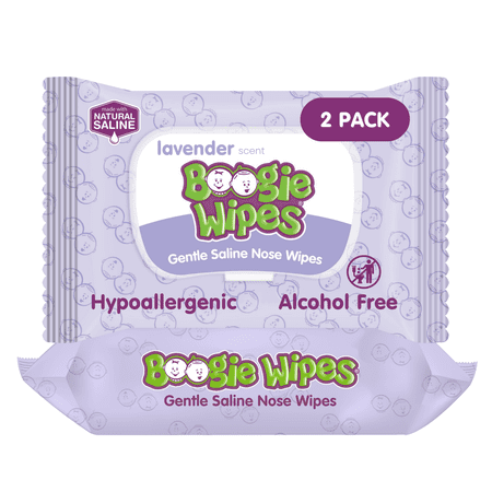 Boogie Wipes Lavender 90 Ct