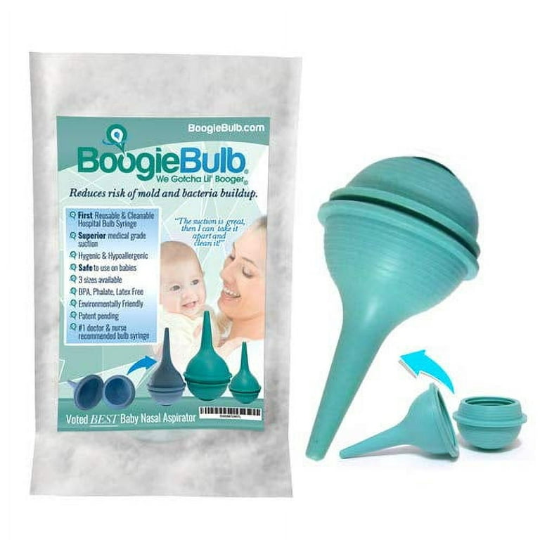 BoogieBulb Baby Nasal Aspirator and Booger Sucker for Smaller