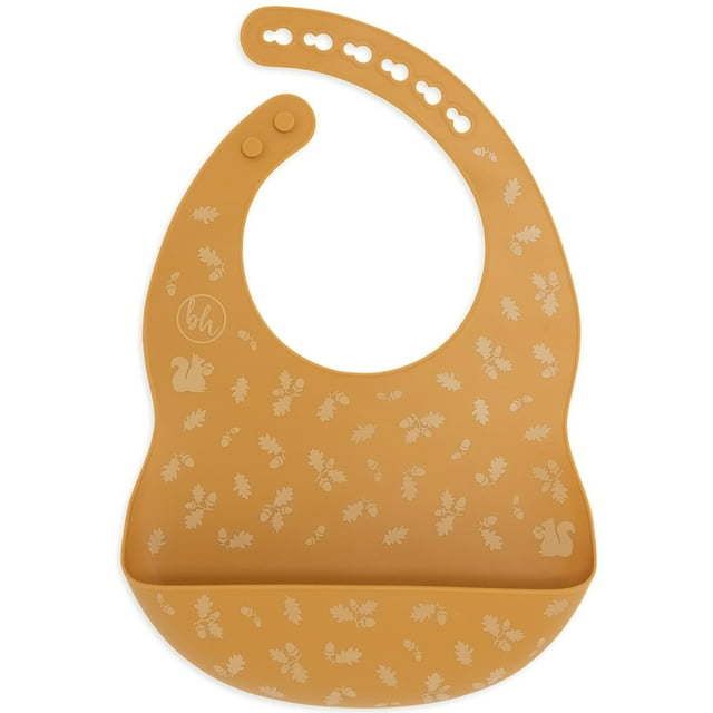 BooginHead Silicone Baby Led Weaning Bib for Infant and Toddler Boys