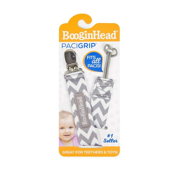 BooginHead Universal Pacifier Clip, Infant Toddler Boys and Girls, PG-CHEV12PK