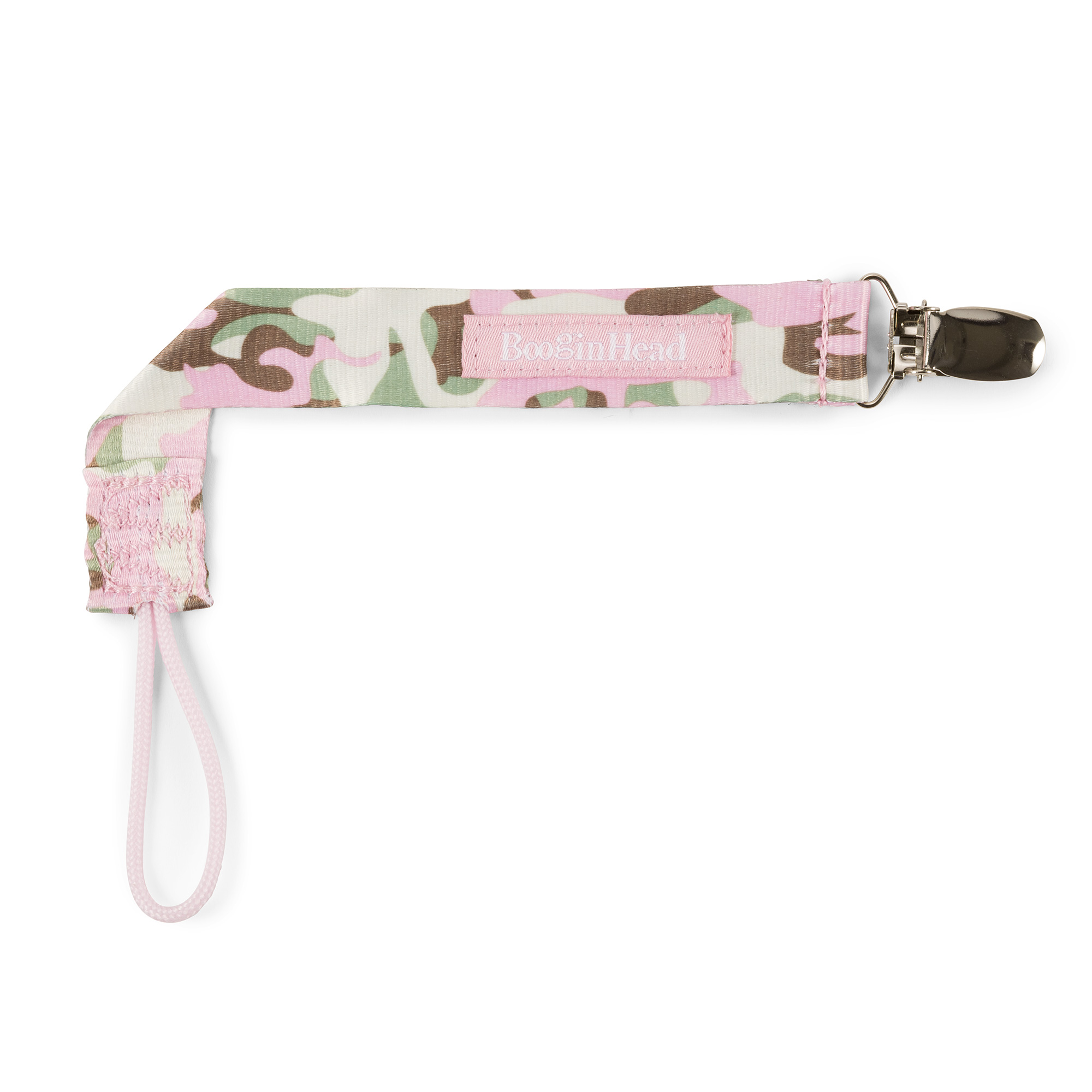 BooginHead Universal Pacifier Clip, Infant Toddler Boys and Girls, Pink