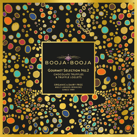 Booja-Booja Chocolate Truffles & Truffle Loglets Gourmet Selection No.2 Organic Dairy Free 25 Count