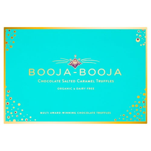 Booja-Booja Dairy Free Chocolate Salted Caramel Truffles 184g, British Import (Pack of 6)