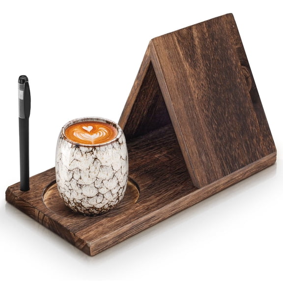 Book Addicts Dream,Couch Cup Holder Tray,Large Bamboo Couch Armrest Table with Cup Holder,Foldable Anti-Slip Sofa Arm Tray for Coffee Cup,Water Bottles,Mug,Snacks,Remote