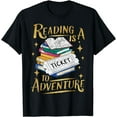 thumbnail image 1 of Book Adventure Library Student Teacher Book T-Shirt, 1 of 4