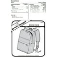 thumbnail image 1 of Book Bag Back Pack #211 Sewing Pattern (Pattern Only), 1 of 1