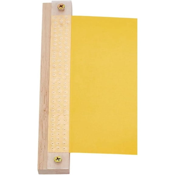 Book Binding Kits Wood Acrylic Bookbinding Punching Tool with Hole Book Binding Tool Hand Binding Kit for Book Lover Punching Bookbinding Supplies for DIY