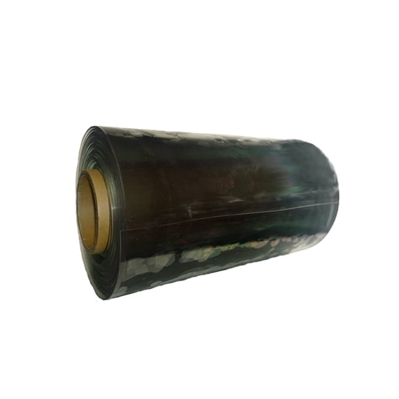 Burlap Fabric Clear Vinyl Roll, 80 Gauge, 8 in Wide, 10 Yard Roll