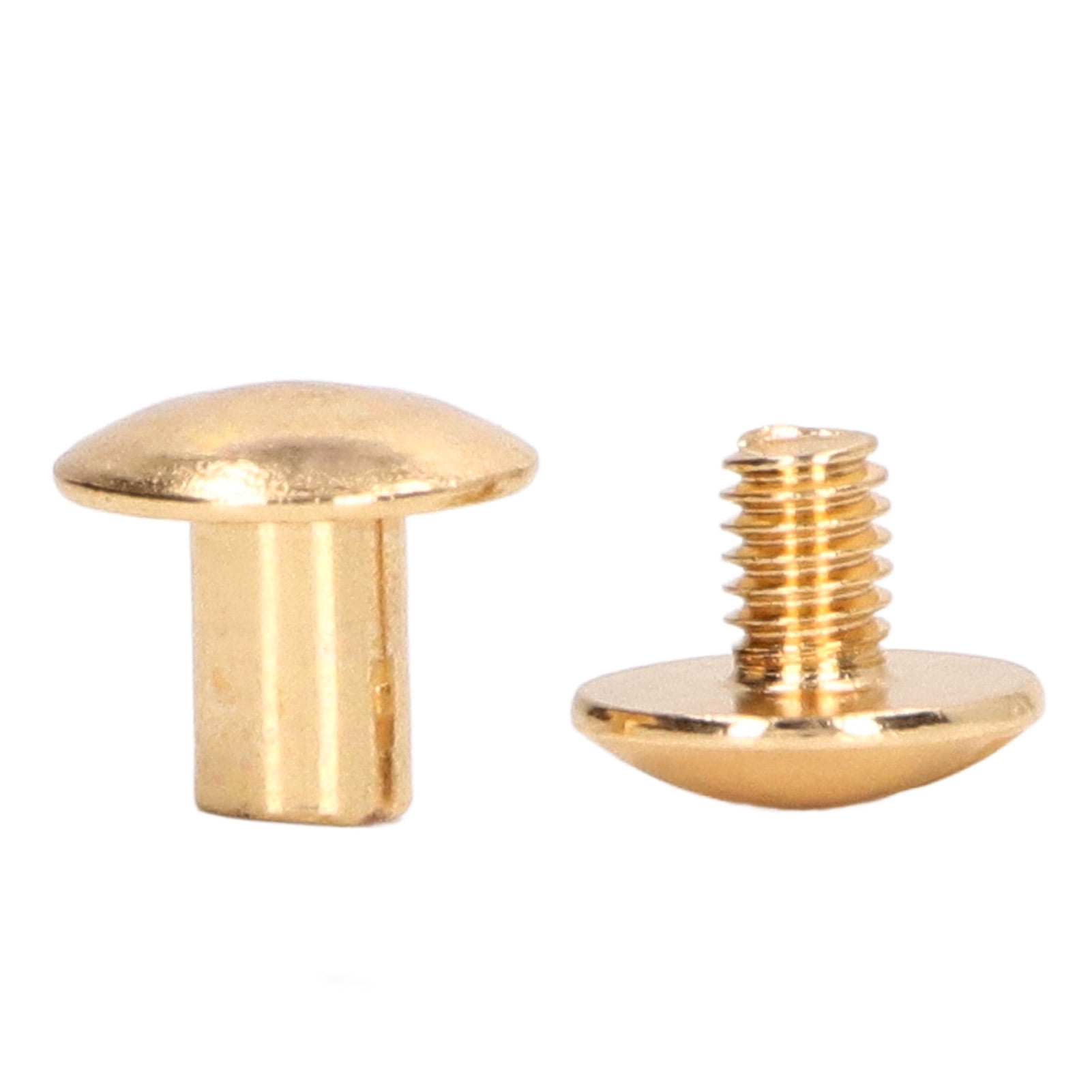 Book Binding Screw, 200 Sets 10x10mm Uniform Coating Book Binding Screw