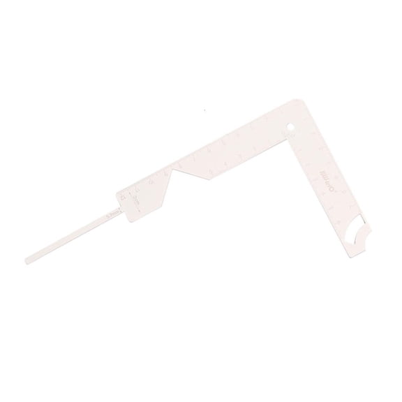 Creating Book Covers 5-in-1 Metal Bookbinding Cover Tool Ruler for Making Book Cover Stainless Steel Book Cover Guide