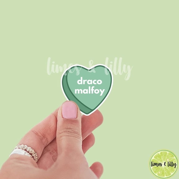 Book Boyfriend Draco Green Heart Location Fanfiction Fan Fic Bookish Sticker