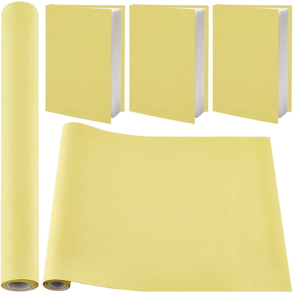 Book Cloth 51 x 11.8in Novel Binding Suede Surface Paper Back Gold Bookcover Wrap