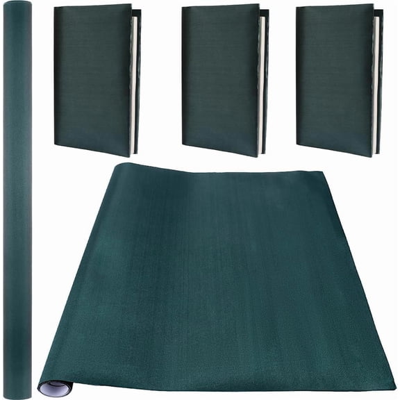 Book Cloth for Book Binding Silk Dark Green 43.3 x 16.53 A3-A8 Fabric Surface Paper Backed Bookcover Book Covering Protector Bookbinding Supplies for Books Album DIY Scrapbooking Dark Green