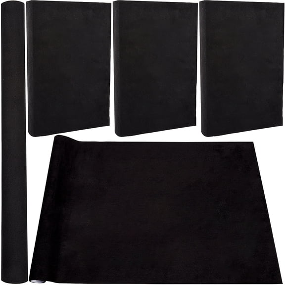 Book Cloth for Book Binding 59 x 16.9in Black Suede Fabric Surface Paper Backed A3-A8 Bookcover Books Album Scrapbooking Archival DIY Covering