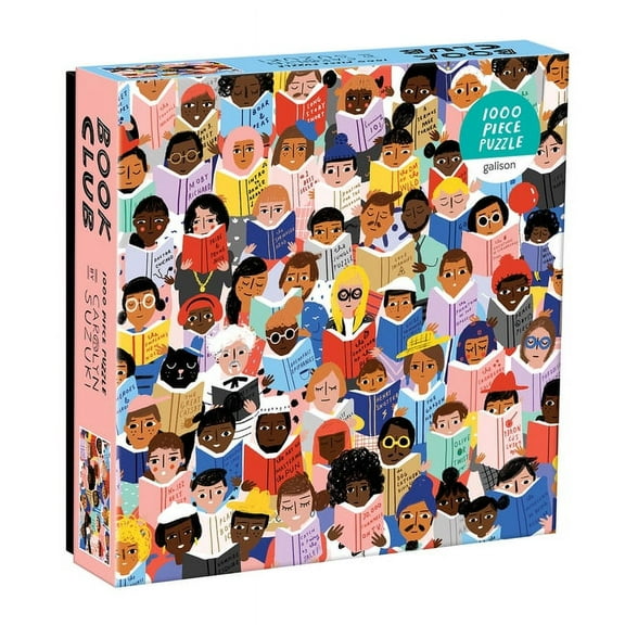 Book Club 1000 Piece Puzzle in a Square Box (Other)