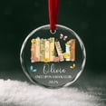 thumbnail image 1 of Book Club Glass Ornament – Personalized Readers’ Gift, Book Lover Keepsake, 1 of 6