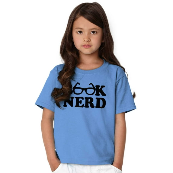 Book Club Nerd Nerdy Geeky Hipster Girls Kids T Shirt Tees Teen Brisco Brands M