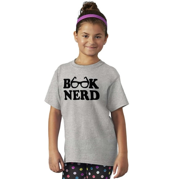 Book Club Nerd Nerdy Geeky Hipster Girls Kids T Shirt Tees Teen Brisco Brands M