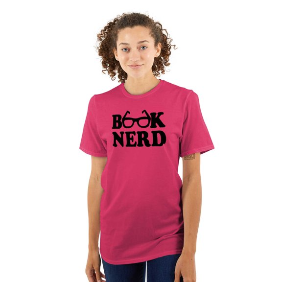 Book Club Nerd Nerdy Geeky Hipster Women's Plus Size Graphic Tee Brisco Brands 2X