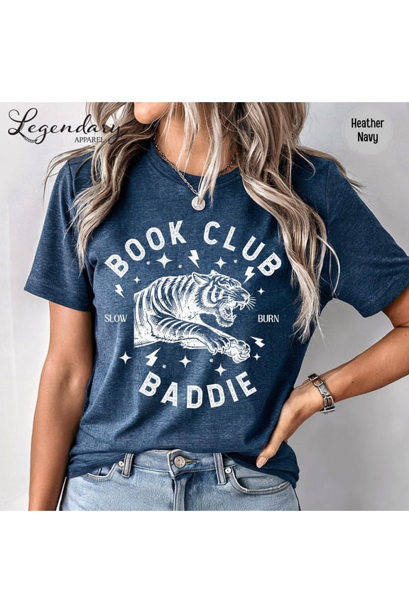 Book Club Shirt Book Club Baddie Reading Novel Tee Shirt Vintage Book Club Shirt Bookworm Late Night Reader Bookish Tshirt Tshirt All Size S-5XL