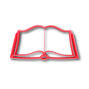 Book Cookie Cutter- Sharp Edges - Exceptional Quality