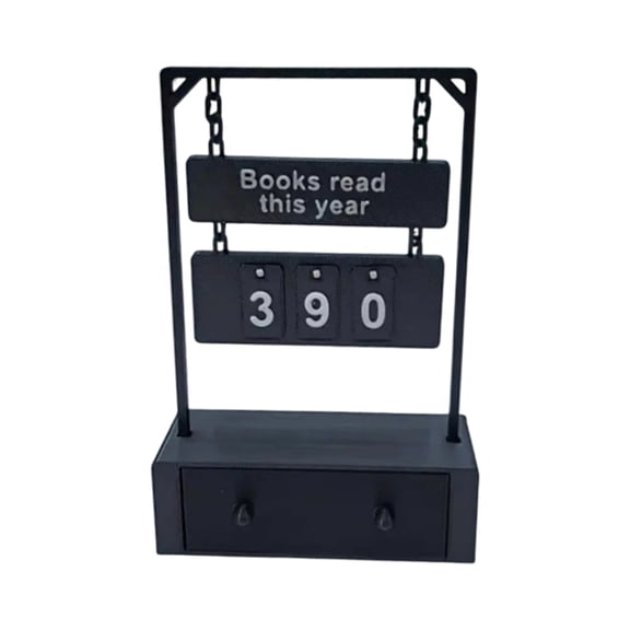 Book Counter with Number Display and Drawer Reading Trackers For Libraries Schools Home Use Compacts Design
