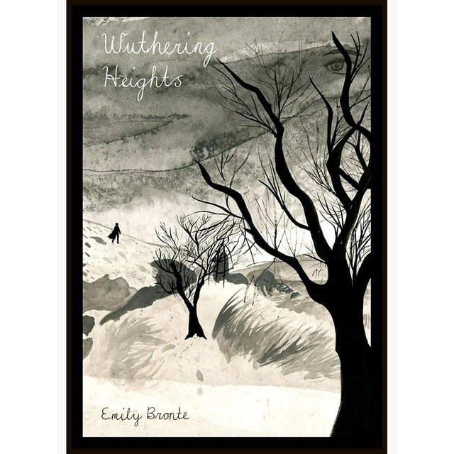 Book Cover Art of Wuthering Heights by Emily Bronte Canvas Poster Decor ...