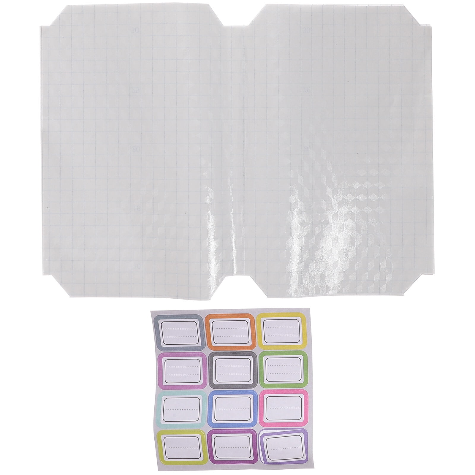 EasytoUse Transparent SelfAdhesive Plastic Book Cover Protectors for