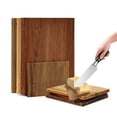 thumbnail image 1 of Book Cutting Board Set, Cutting Boards that Look Like Books, Cutting Board Books, Large Solid Wood Non Toxic Non Slip with Stand, 1 of 10